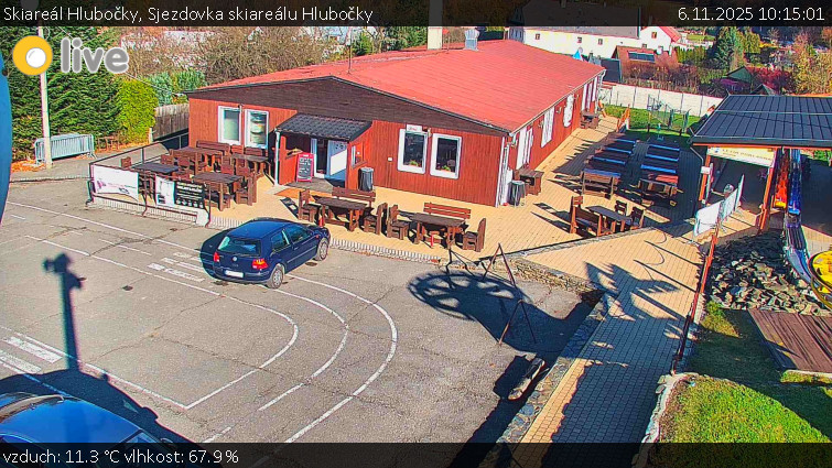 Skiareál Hlubočky - Sjezdovka skiareálu Hlubočky - 6.11.2025 v 10:15