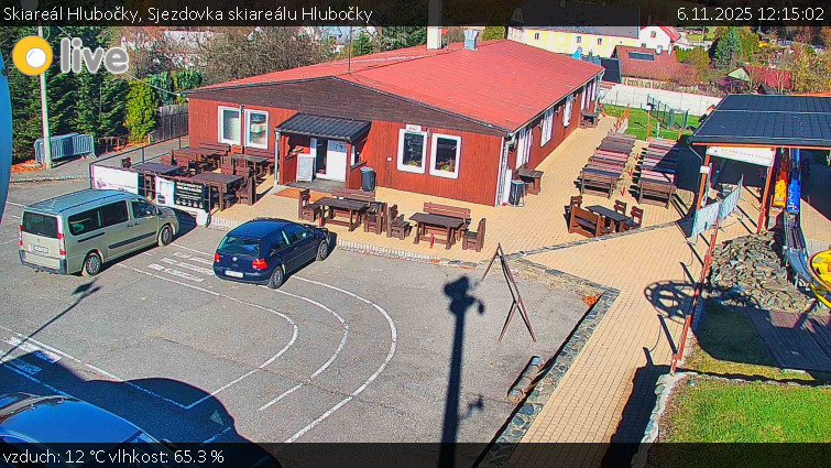 Skiareál Hlubočky - Sjezdovka skiareálu Hlubočky - 6.11.2025 v 12:15