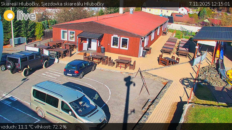 Skiareál Hlubočky - Sjezdovka skiareálu Hlubočky - 7.11.2025 v 12:15