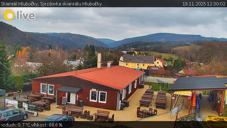 Skiareál Hlubočky - Sjezdovka skiareálu Hlubočky - 19.11.2025 v 12:30