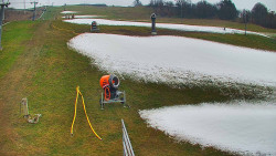 Sjezdovka skiareálu Hlubočky