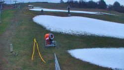 Sjezdovka skiareálu Hlubočky