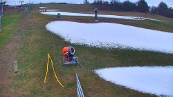 Sjezdovka skiareálu Hlubočky