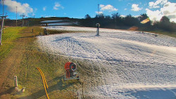 Sjezdovka skiareálu Hlubočky