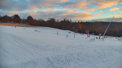 Sjezdovka skiareálu Hlubočky