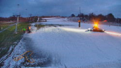 Sjezdovka skiareálu Hlubočky