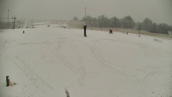 Sjezdovka skiareálu Hlubočky