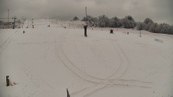 Sjezdovka skiareálu Hlubočky