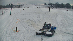 Sjezdovka skiareálu Hlubočky