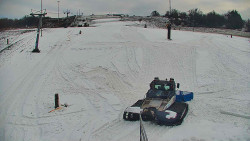 Sjezdovka skiareálu Hlubočky