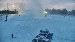 Sjezdovka skiareálu Hlubočky