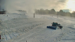 Sjezdovka skiareálu Hlubočky