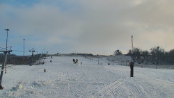 Sjezdovka skiareálu Hlubočky