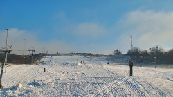 Sjezdovka skiareálu Hlubočky