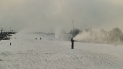 Sjezdovka skiareálu Hlubočky