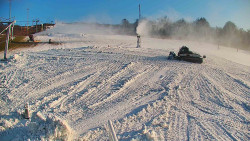 Sjezdovka skiareálu Hlubočky
