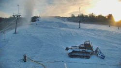 Sjezdovka skiareálu Hlubočky