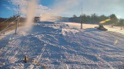 Sjezdovka skiareálu Hlubočky