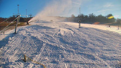 Sjezdovka skiareálu Hlubočky