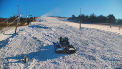 Sjezdovka skiareálu Hlubočky