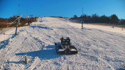 Sjezdovka skiareálu Hlubočky