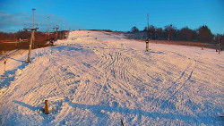 Sjezdovka skiareálu Hlubočky