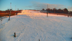 Sjezdovka skiareálu Hlubočky