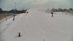 Sjezdovka skiareálu Hlubočky