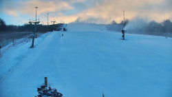 Sjezdovka skiareálu Hlubočky