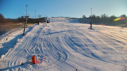 Sjezdovka skiareálu Hlubočky