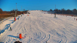 Sjezdovka skiareálu Hlubočky