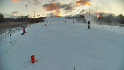 Sjezdovka skiareálu Hlubočky