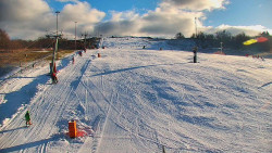 Sjezdovka skiareálu Hlubočky