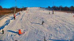 Sjezdovka skiareálu Hlubočky