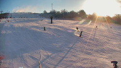 Sjezdovka skiareálu Hlubočky