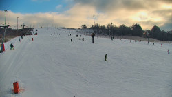 Sjezdovka skiareálu Hlubočky