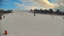 Sjezdovka skiareálu Hlubočky