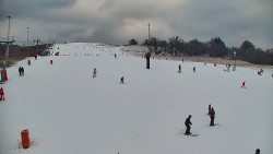 Sjezdovka skiareálu Hlubočky