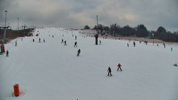 Sjezdovka skiareálu Hlubočky