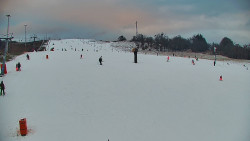 Sjezdovka skiareálu Hlubočky