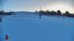 Sjezdovka skiareálu Hlubočky