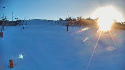 Sjezdovka skiareálu Hlubočky