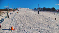 Sjezdovka skiareálu Hlubočky