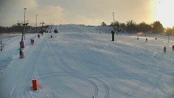 Sjezdovka skiareálu Hlubočky