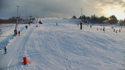 Sjezdovka skiareálu Hlubočky