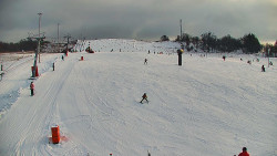Sjezdovka skiareálu Hlubočky