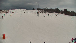 Sjezdovka skiareálu Hlubočky