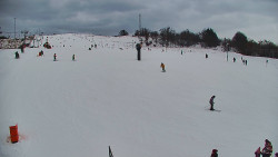 Sjezdovka skiareálu Hlubočky