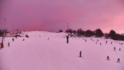 Sjezdovka skiareálu Hlubočky