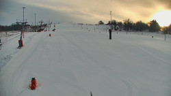 Sjezdovka skiareálu Hlubočky